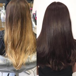 hair colour transformation, syer hair salon, sutton coldfield