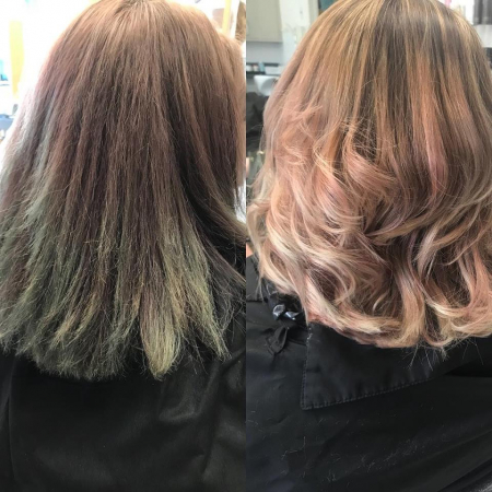 hair colour correction, Syer hair salon, Sutton Coldfield